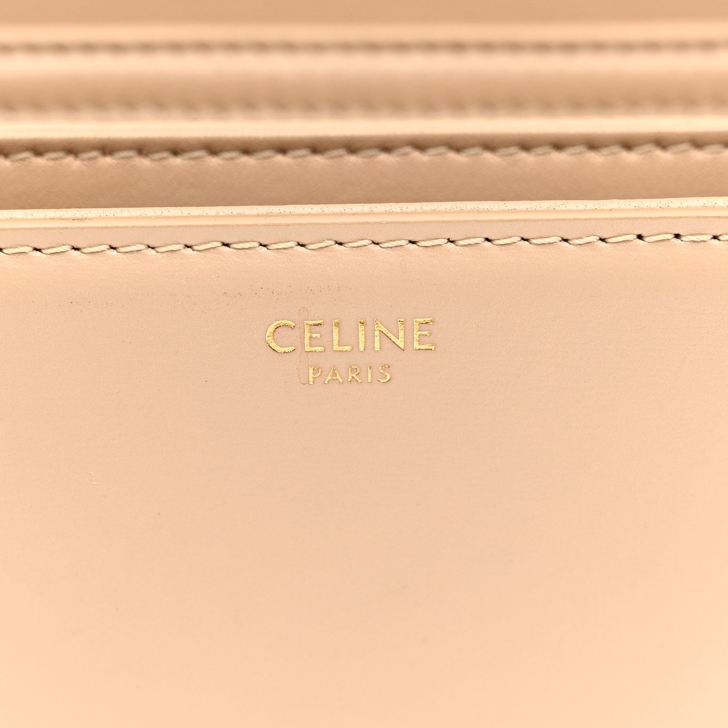 Shiny Calfskin Medium Triomphe Nude