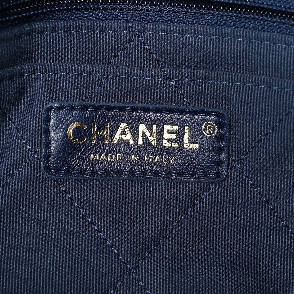Printed Fabric Quilted Logo Single Flap Bag Multicolor