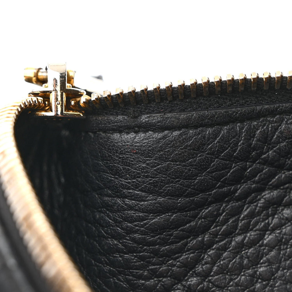 Vitello Daino Small Tote Black