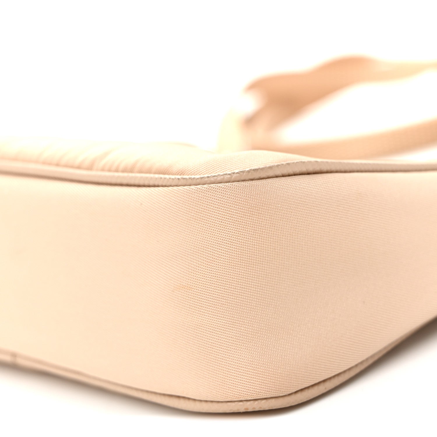 Tessuto Nylon Saffiano Mini Re-Edition 2000 Shoulder Bag Cammeo