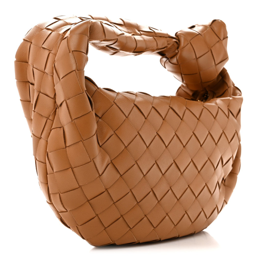 Nappa Intrecciato Mini Jodie Caramel