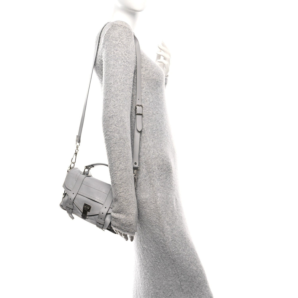 Lambskin PS1 Satchel Fog