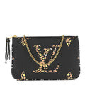 Monogram Giant Jungle Pochette Double Zip Black