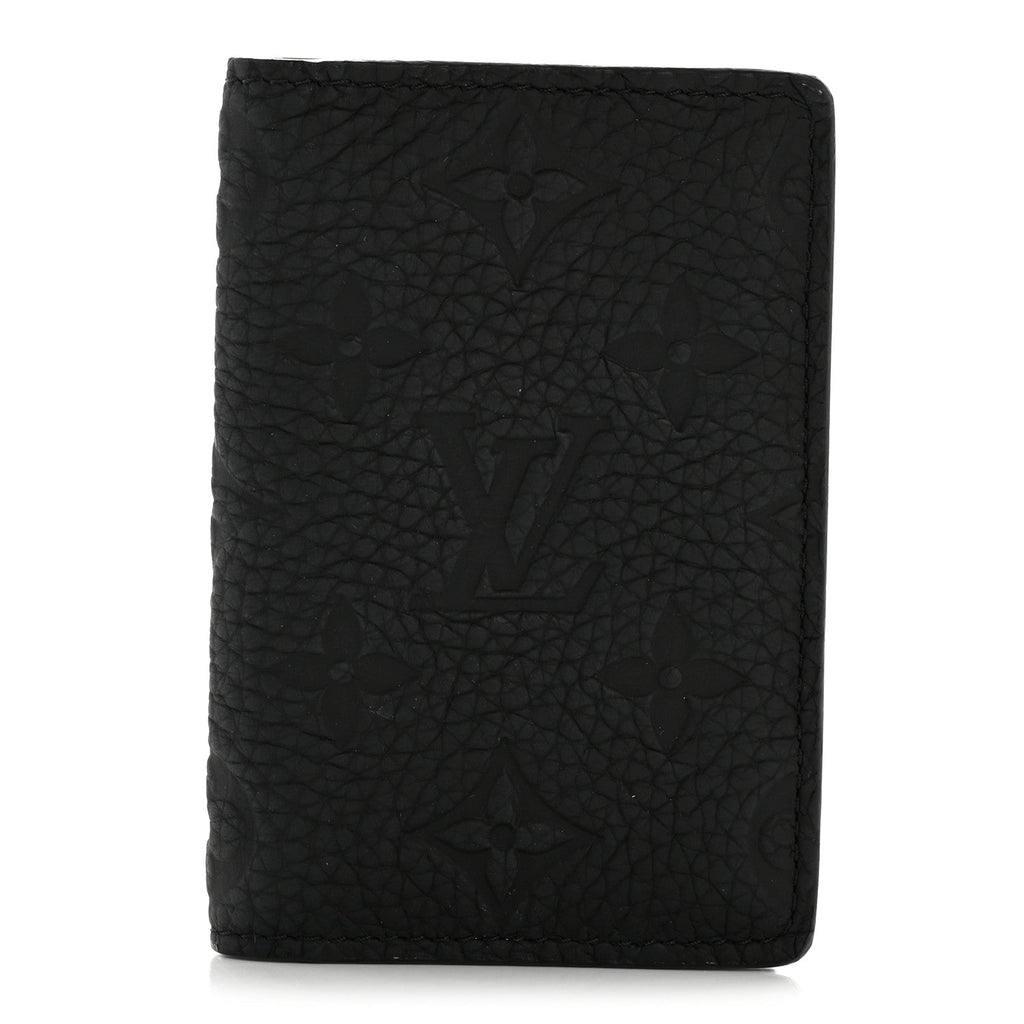 Taurillon Monogram Pocket Organizer Black