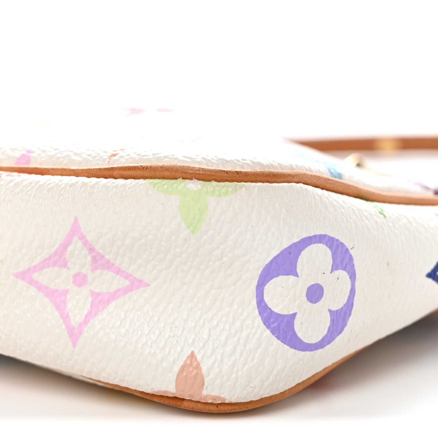 Monogram Multicolor Pochette Accessories White