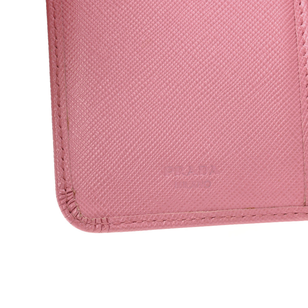 Saffiano Metal Compact Wallet Geranio