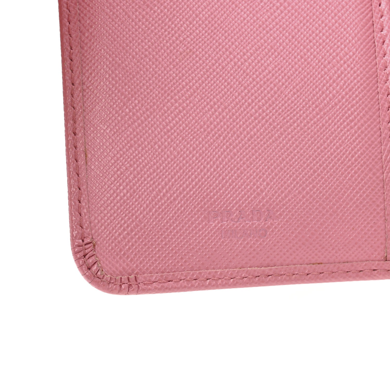 Saffiano Metal Compact Wallet Geranio