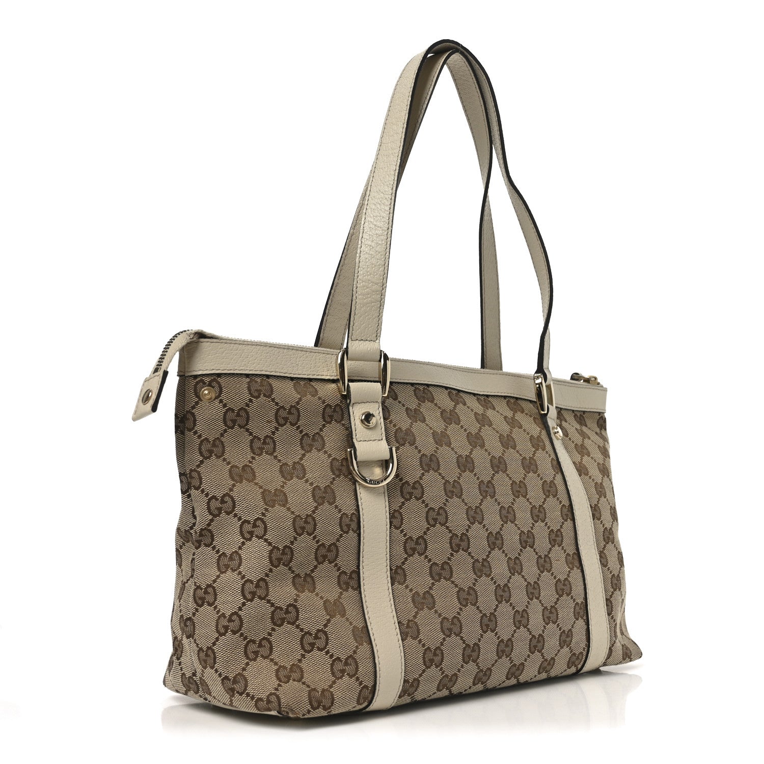 Monogram Medium Abbey Tote Off White