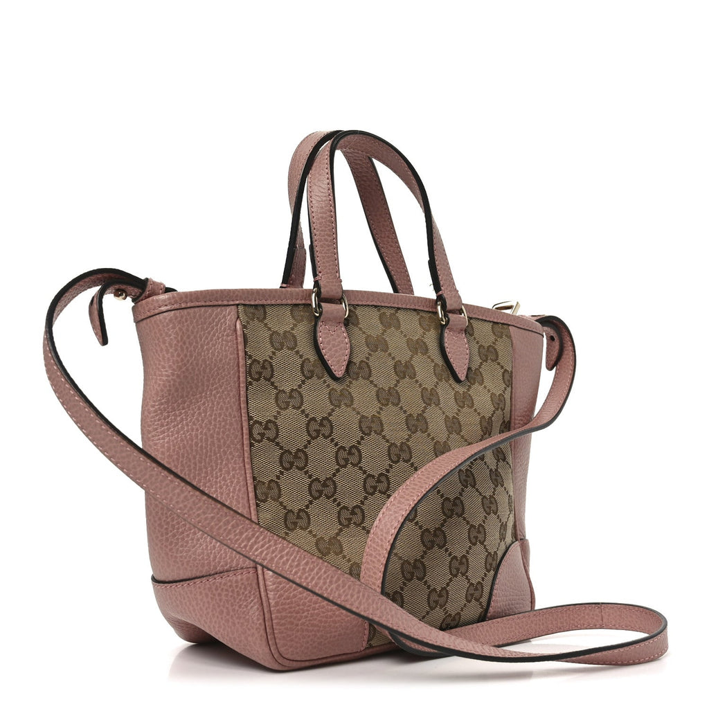 Monogram Small Bree Tote Beige Soft Pink