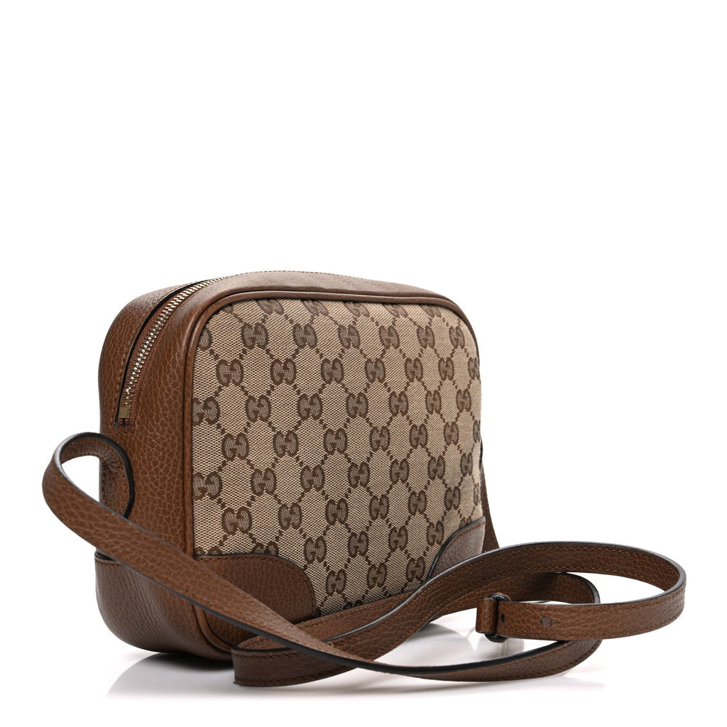Monogram Mini Bree Messenger Bag Beige Tabacco