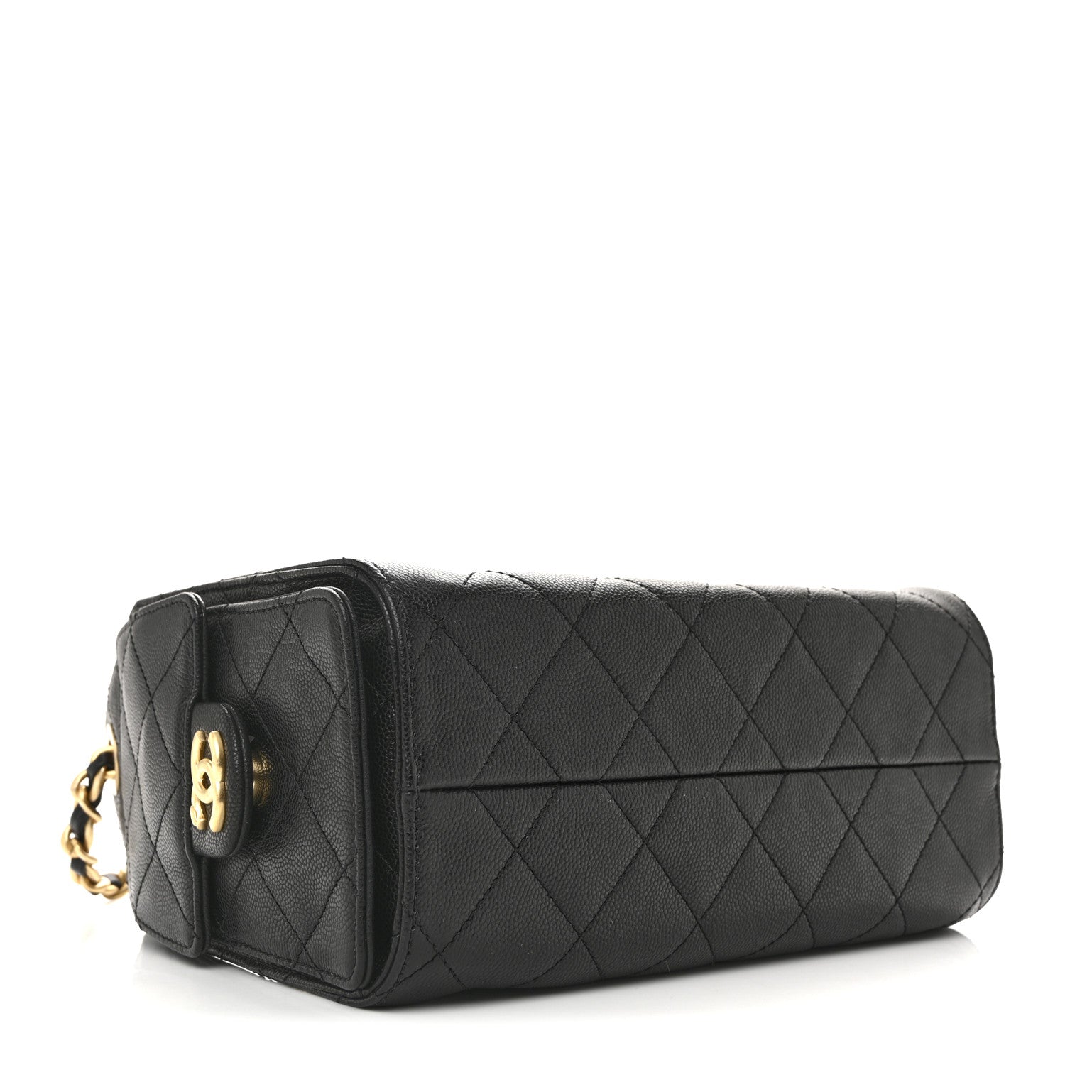 Caviar Quilted Mini Chanel 25 Handbag Black