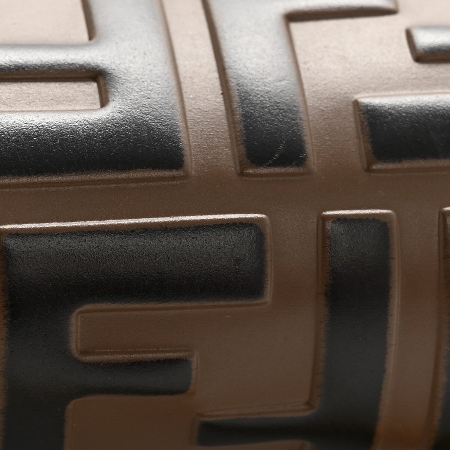 Vitello Cruise F is Fendi Bi-Color FF 1974 Embossed Medium Envelope Wallet On Chain Black Maya