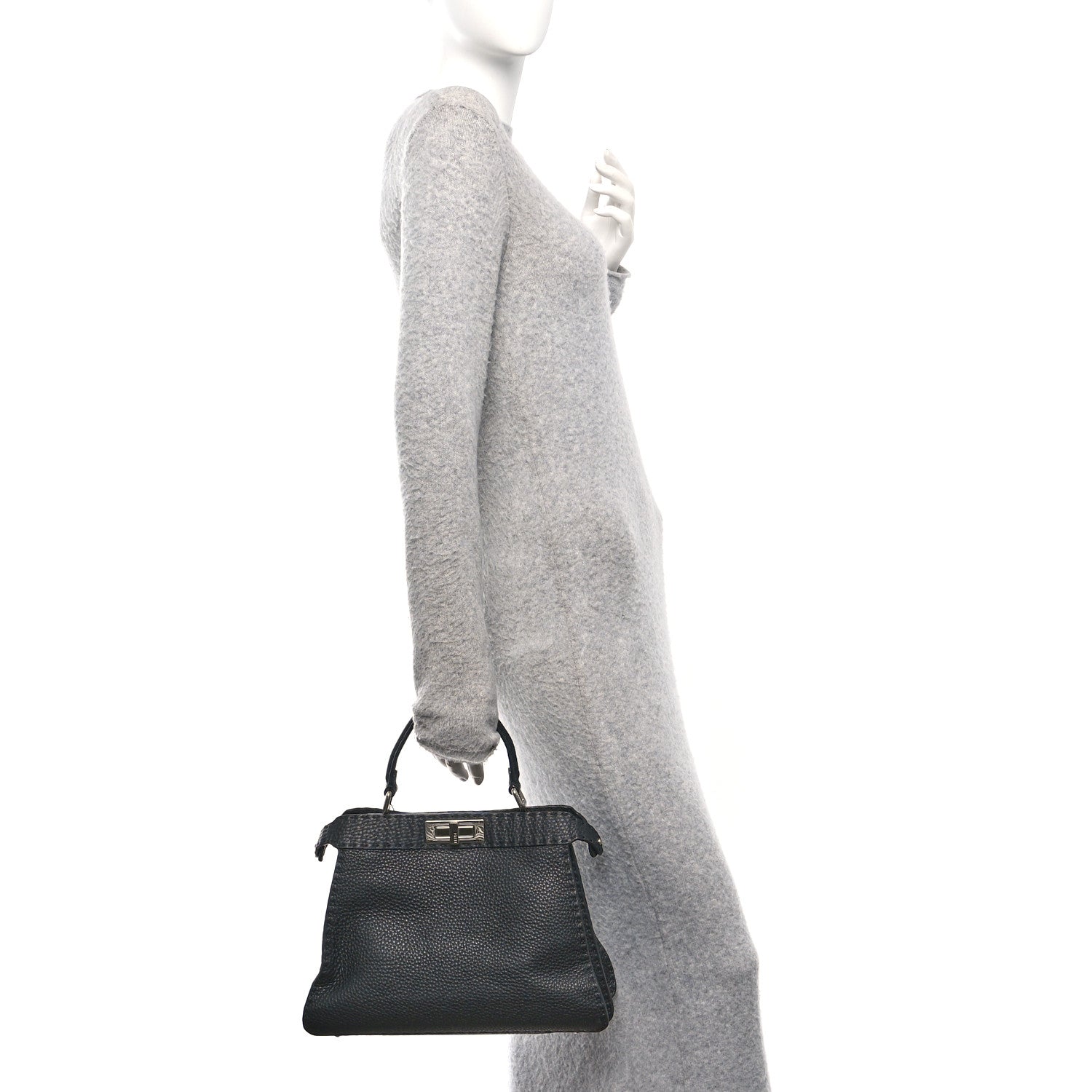Cuoio Romano Selleria Chamois Medium Peekaboo I SEE U Satchel Black Camel Sunflower