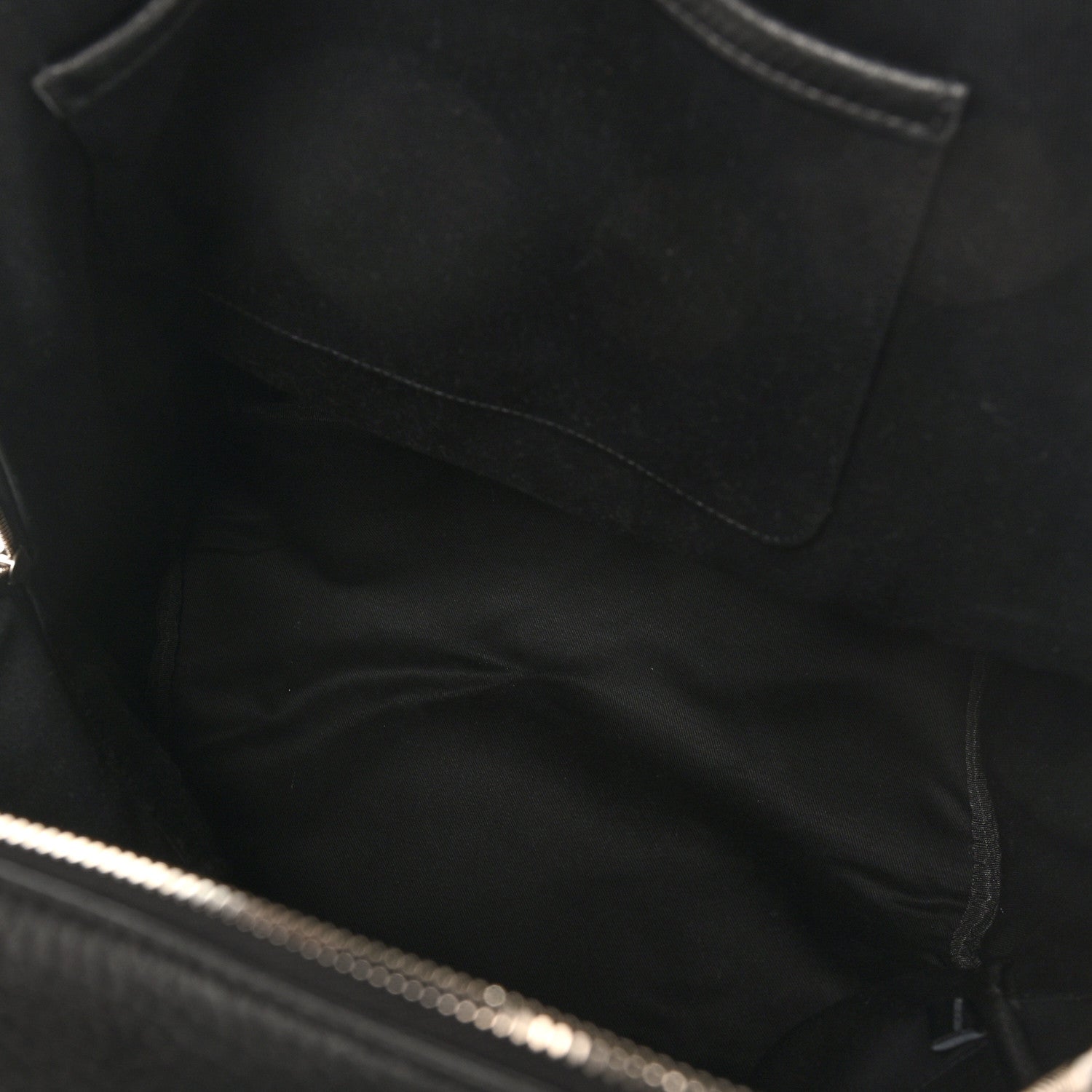 Heavy Grained Calfskin City Backpack Black