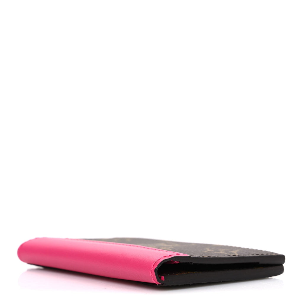 Monogram Macassar Pocket Organizer NM Fuchsia