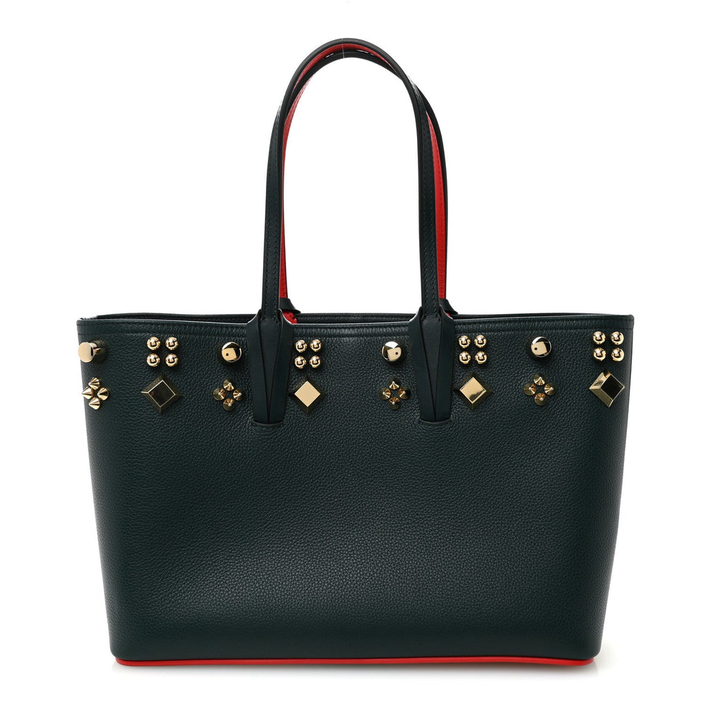 Calfskin Spikes Small East West Cabata Tote Vosges