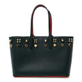 Calfskin Spikes Small East West Cabata Tote Vosges
