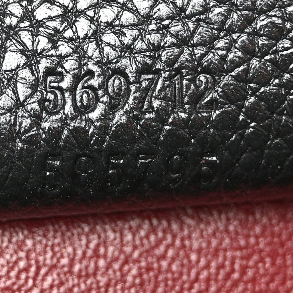 Grainy Calfskin Small Zumi Top Handle Bag Black