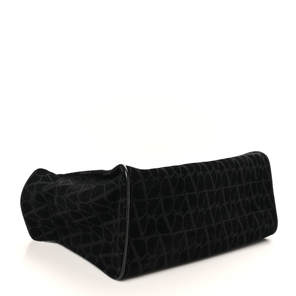 Toile Iconographe Goatskin Le Troisieme Shopping Bag Black
