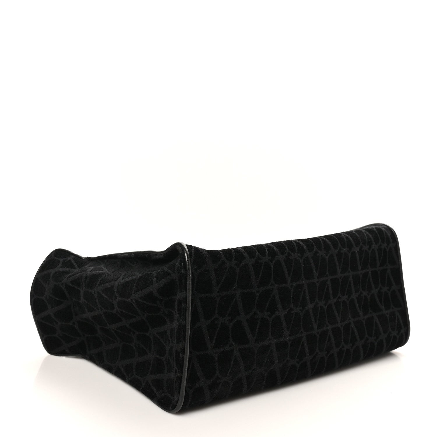 Toile Iconographe Goatskin Le Troisieme Shopping Bag Black