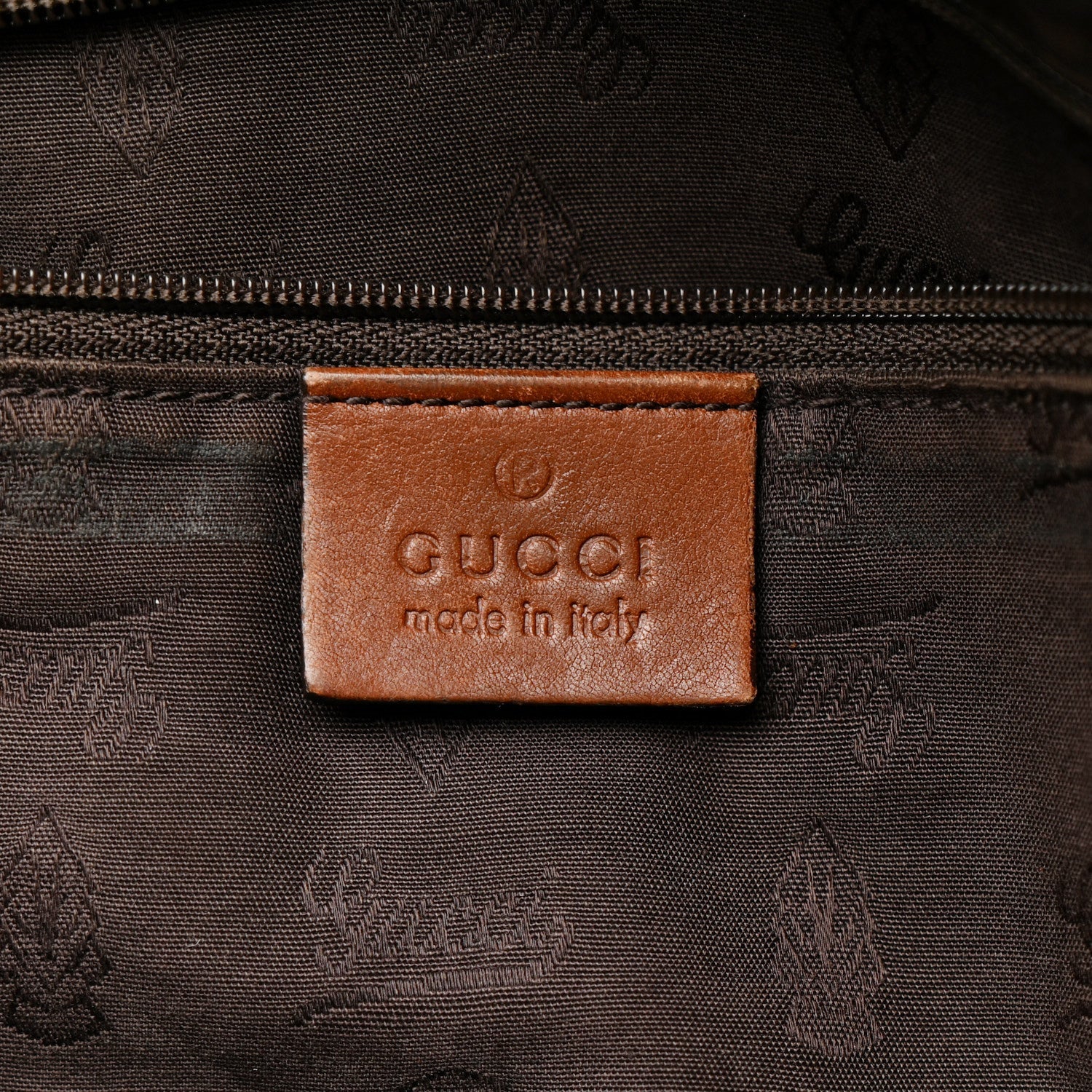 Guccissima Medium Sukey Tote Brown