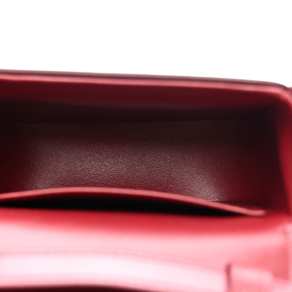 Shiny Calfskin Mini Triomphe Carmin