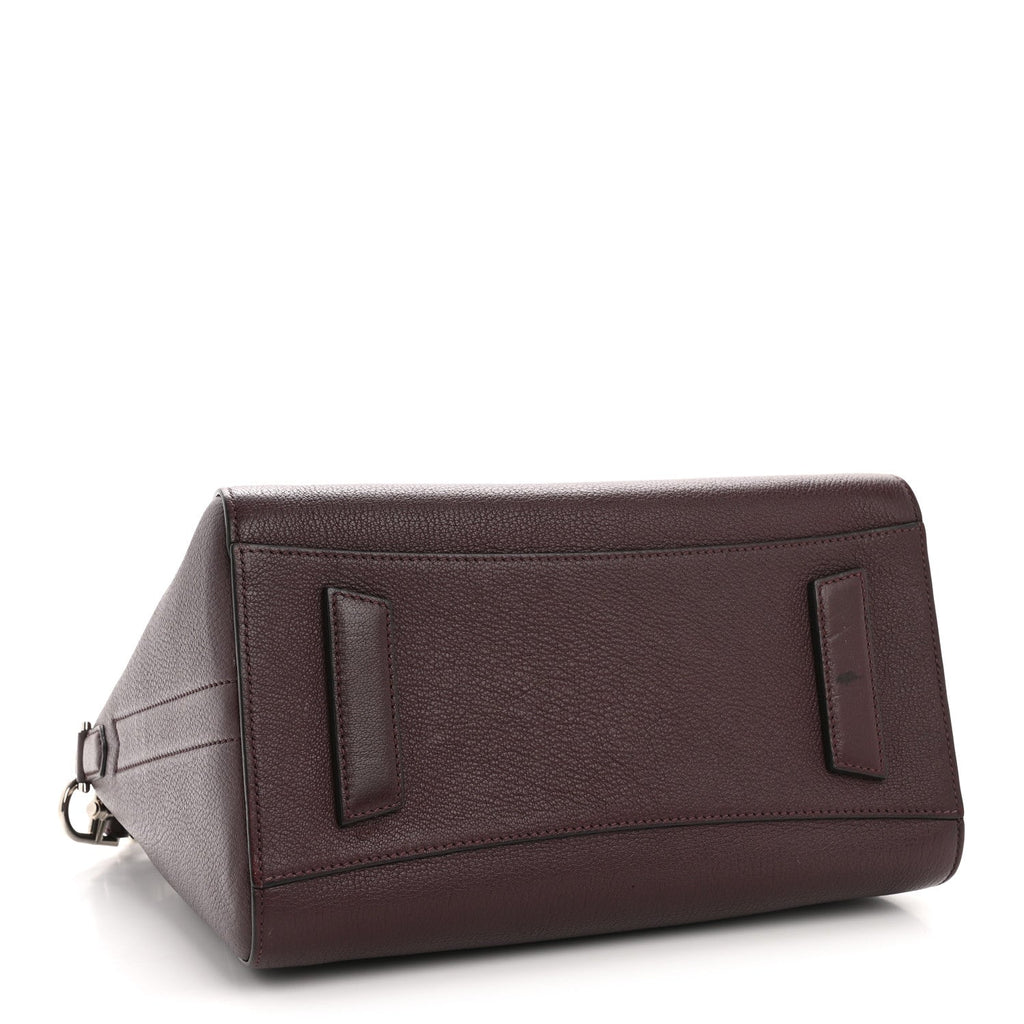 Sugar Goatskin Small Antigona Aubergine