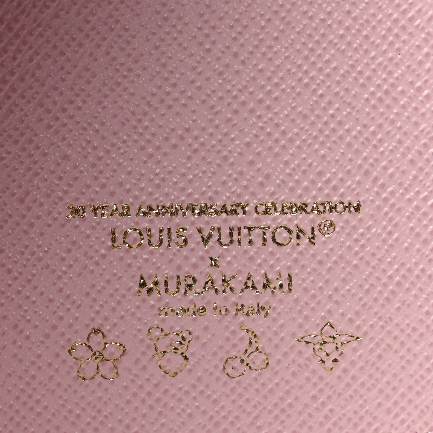 LV X TM Monogram Cherry Blossom Victorine Wallet Sakura Brown