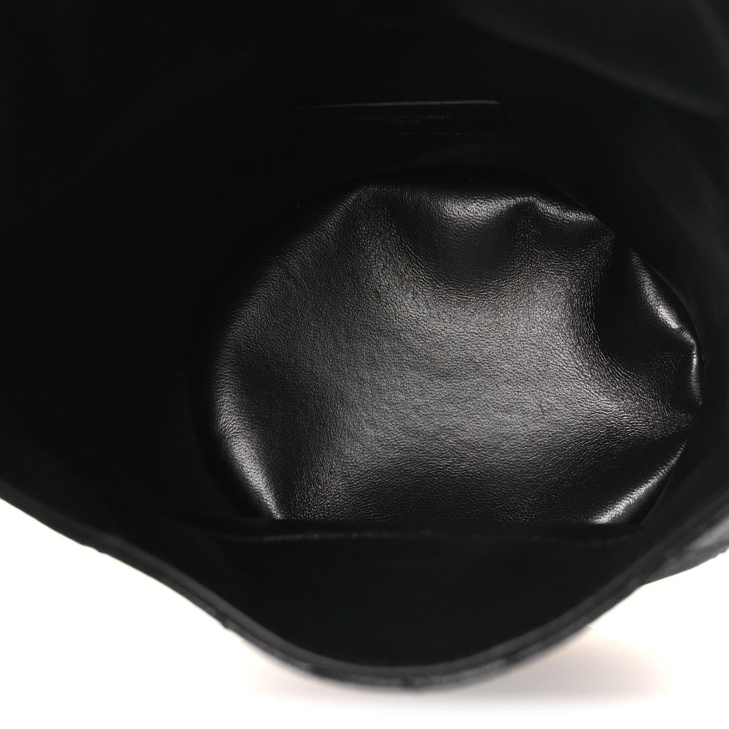 Lambskin Gabby Mini Bucket Bag Black