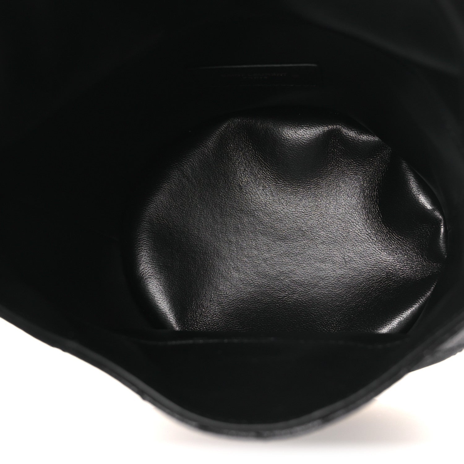 Lambskin Gabby Mini Bucket Bag Black