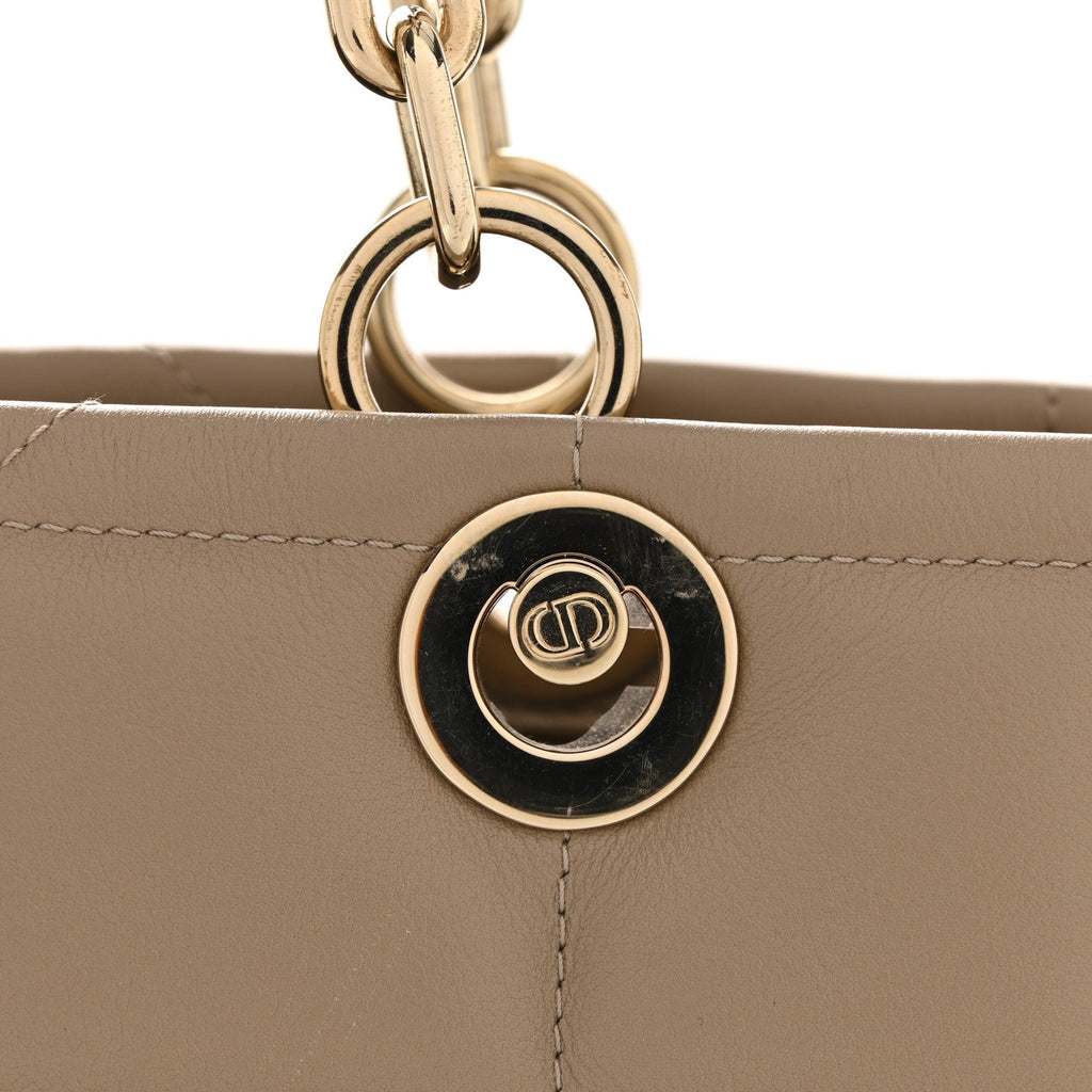 Calfskin Archicannage Medium Essential Tote Beige