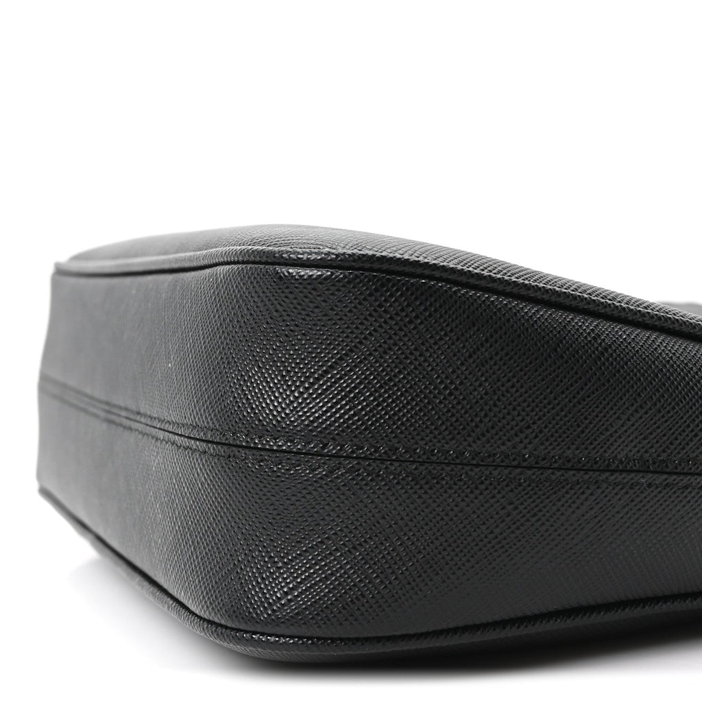 Saffiano Lux Re-Edition 2005 Shoulder Bag Black