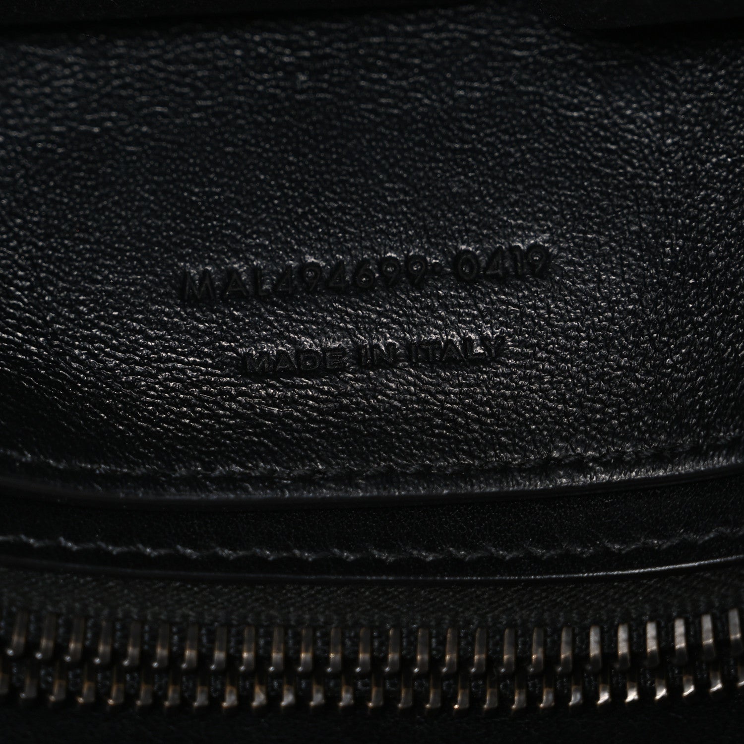 Calfskin Y Quilted Monogram Monochrome Small Loulou Chain Satchel Black