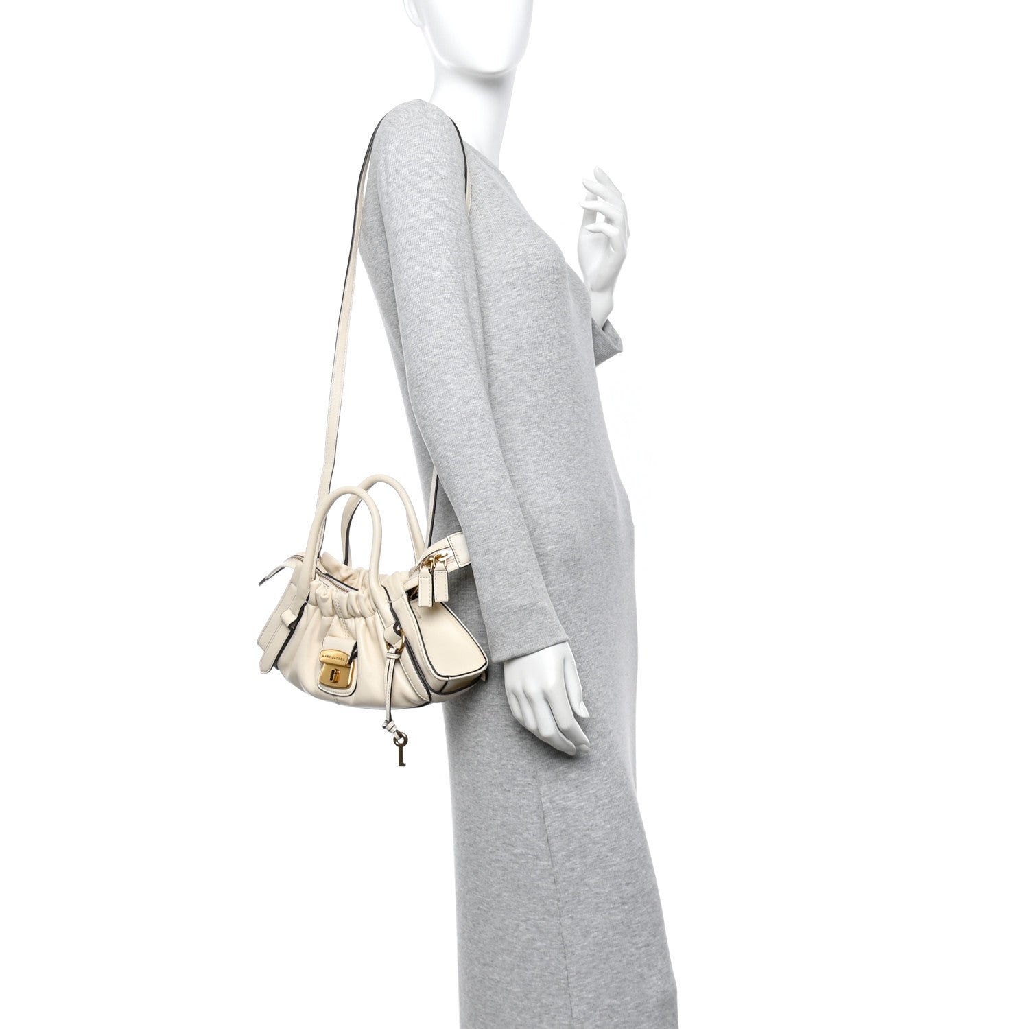 Calfskin Small The Cristina Satchel Ivory