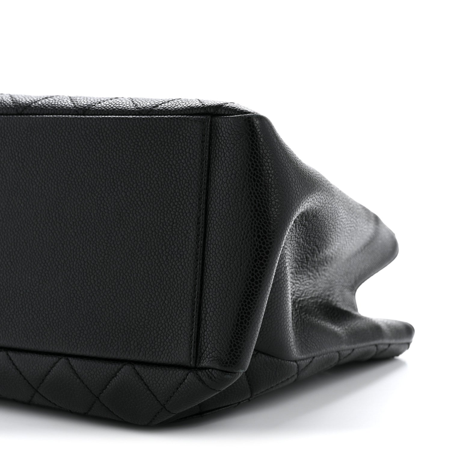 Caviar Quilted Grand Shopping Tote GST Black
