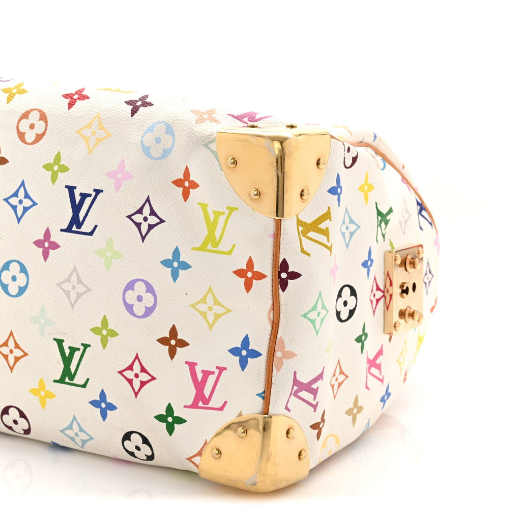 Monogram Multicolor Speedy 30 White