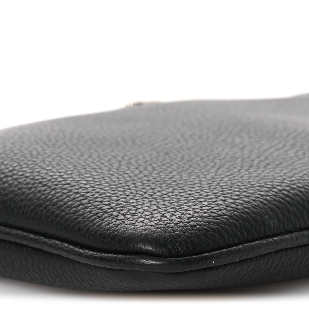 Grained Calfskin Peyton TB Crossbody Bag Black