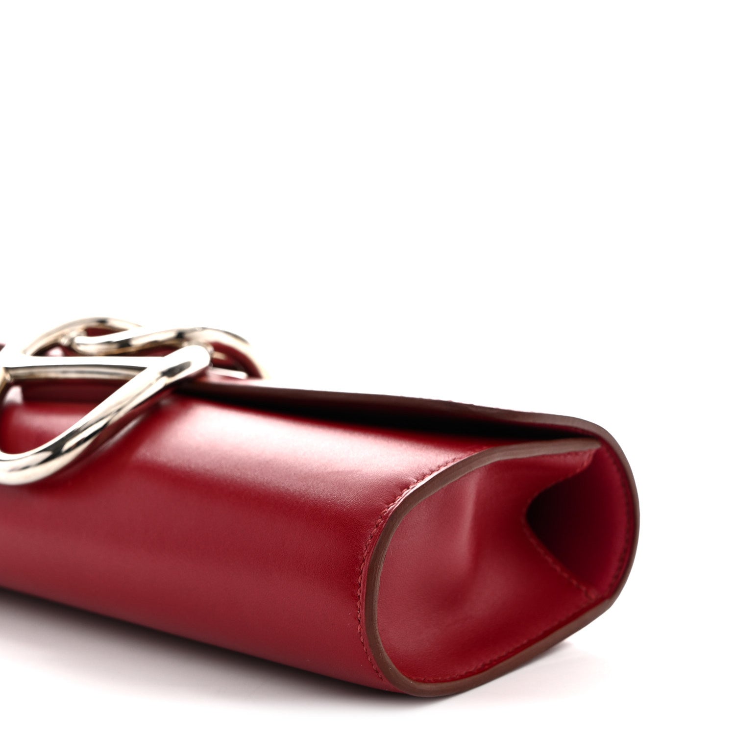 Tadelakt Egee Clutch Rouge Vif