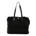 Tessuto Nylon Shopping Tote Black