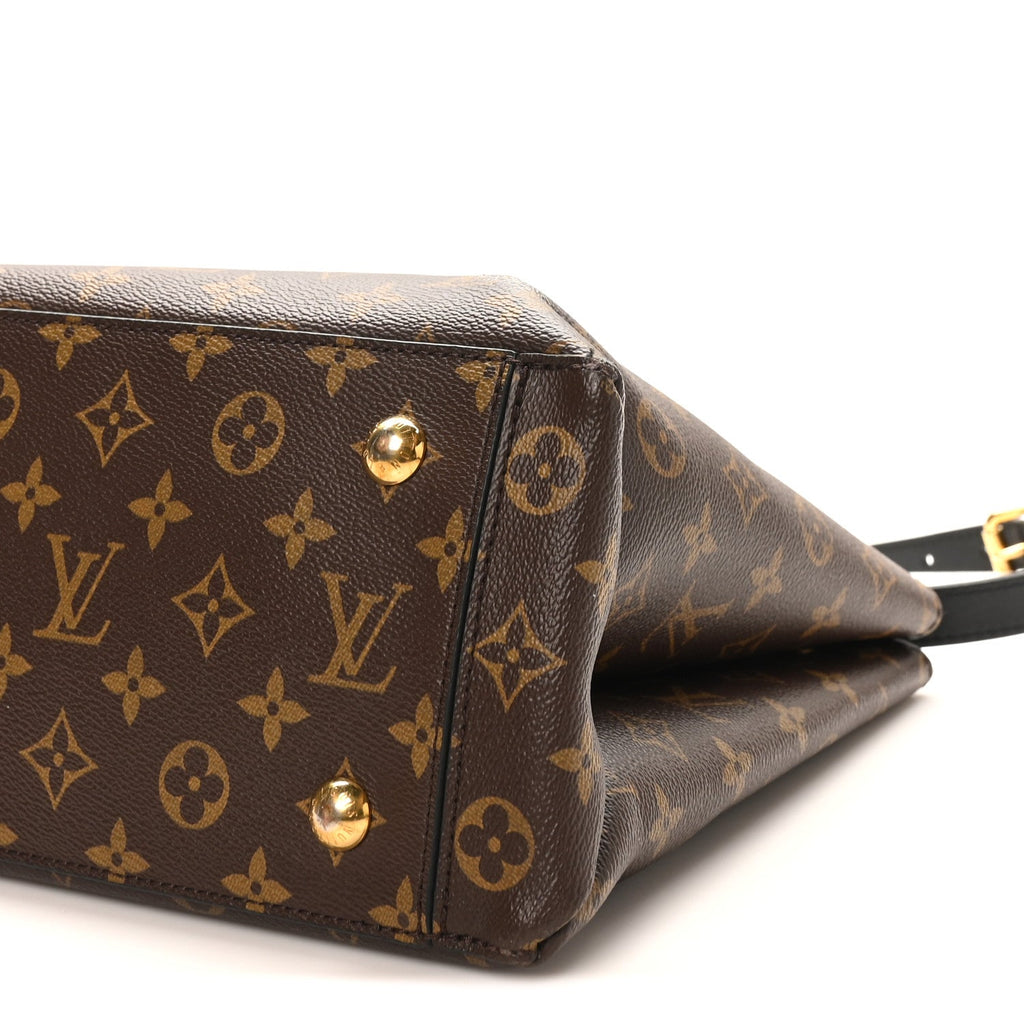 Monogram Flower Tote Black