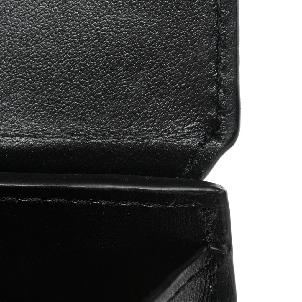 Smooth Calfskin Le Chiquito Noeud Black