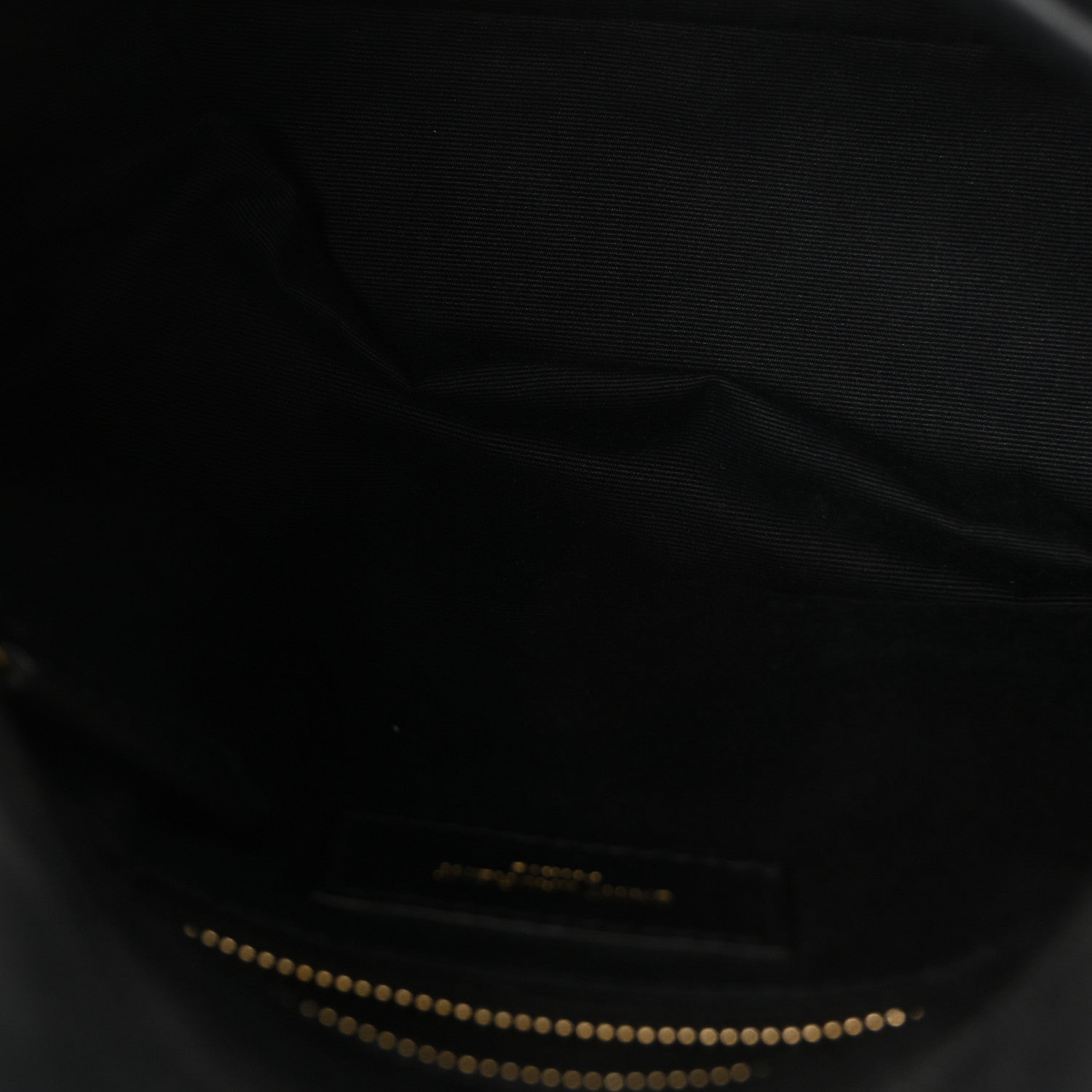 Lambskin Quilted Small Loulou Puffer Monogram Chain Satchel Black