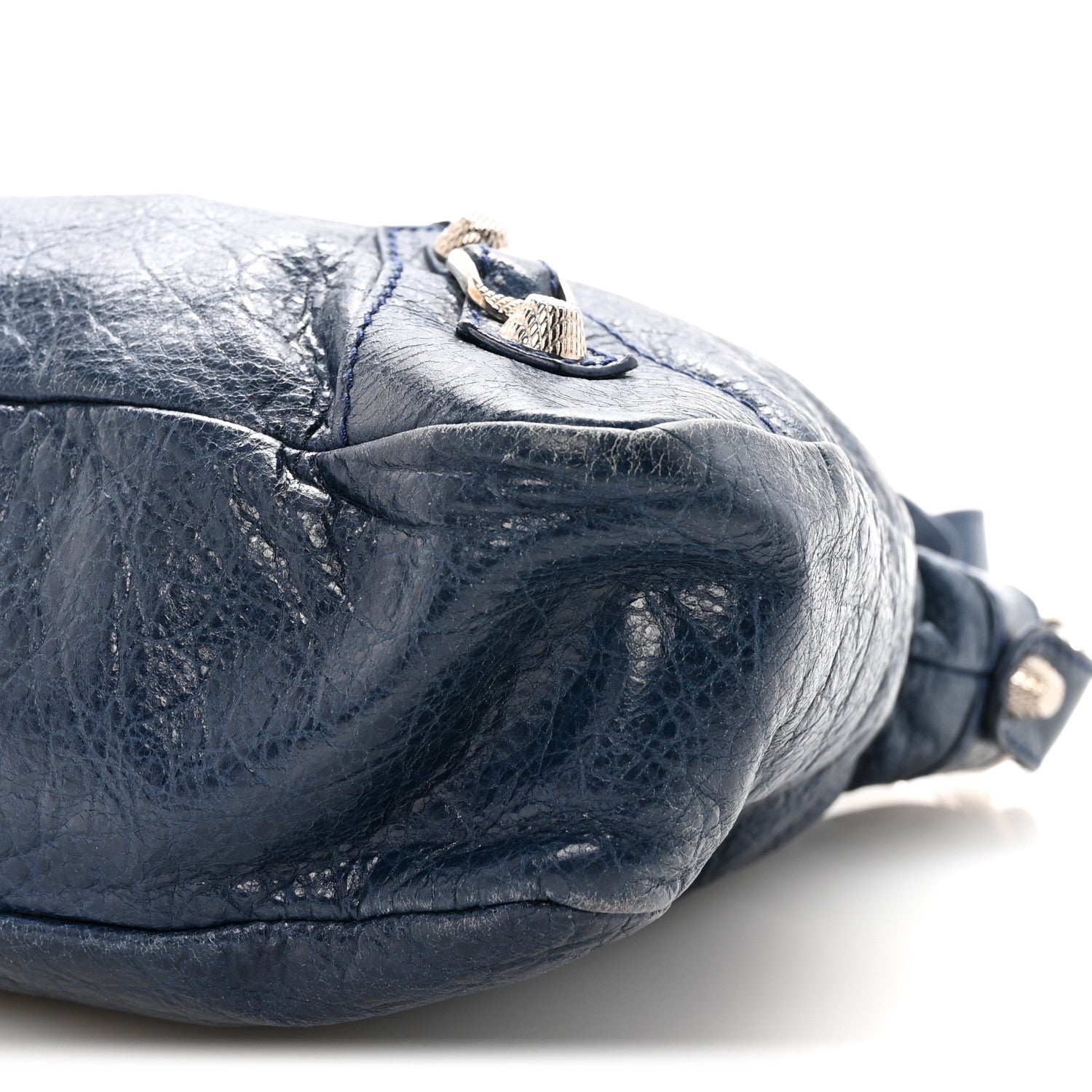 Agneau Giant 12 Silver Hardware Town Bleu Mineral