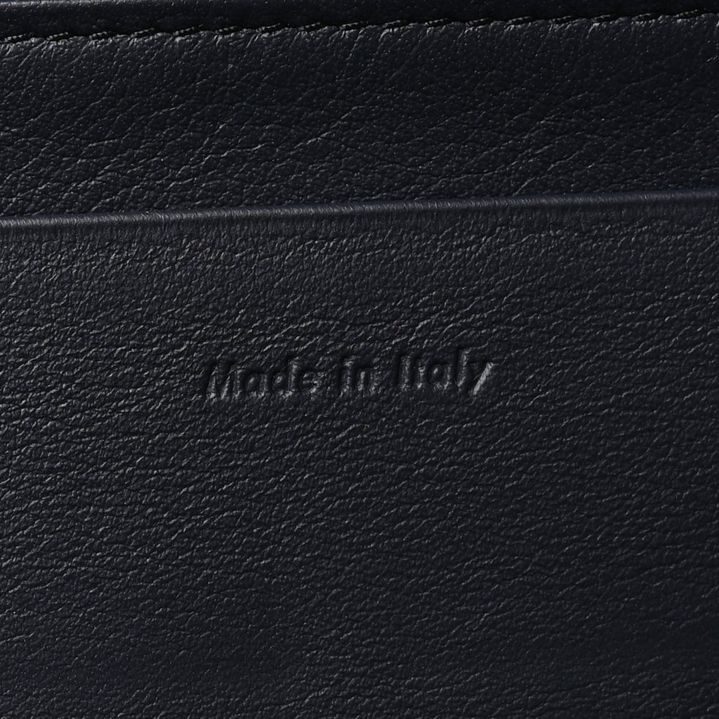 Liege Calfskin Pocket Tri-Fold Multifunction Envelope Flap Wallet Mineral Multicolor