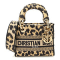 Canvas Mini Mizza Embroidered Lady D-Lite Beige Multicolor