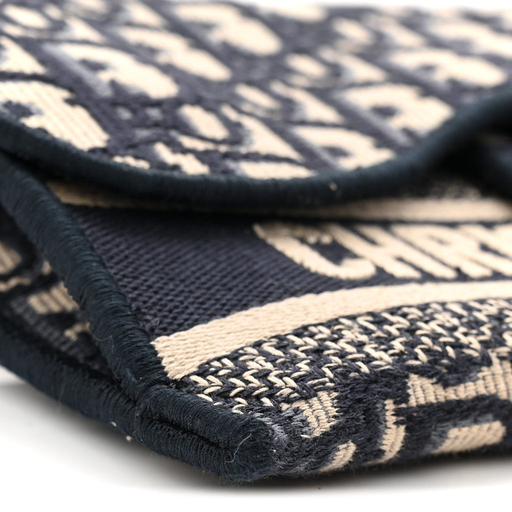 Oblique Slim Saddle Pouch Blue