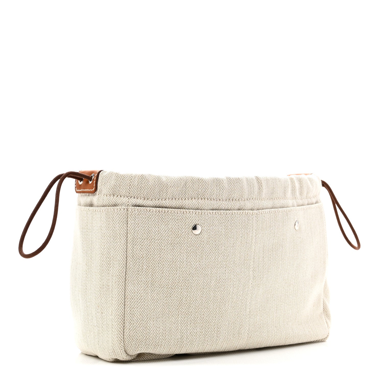 Canvas Barenia Fourbi 25 MM Pouch Naturel Fauve