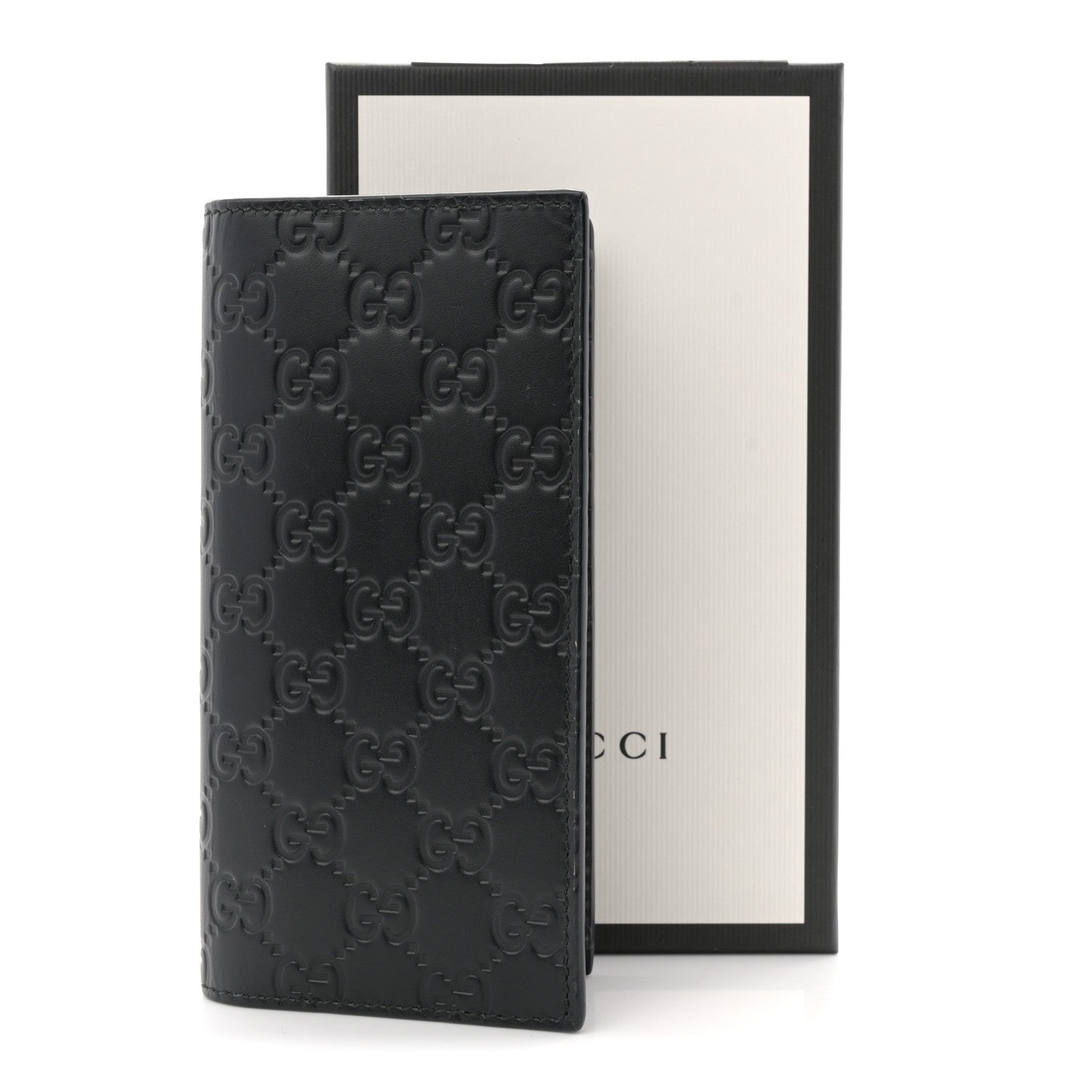 Guccissima Long Wallet Black
