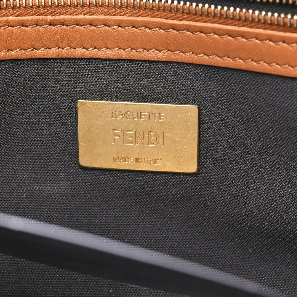 Nappa FF 1974 Embossed Baguette Coloniale
