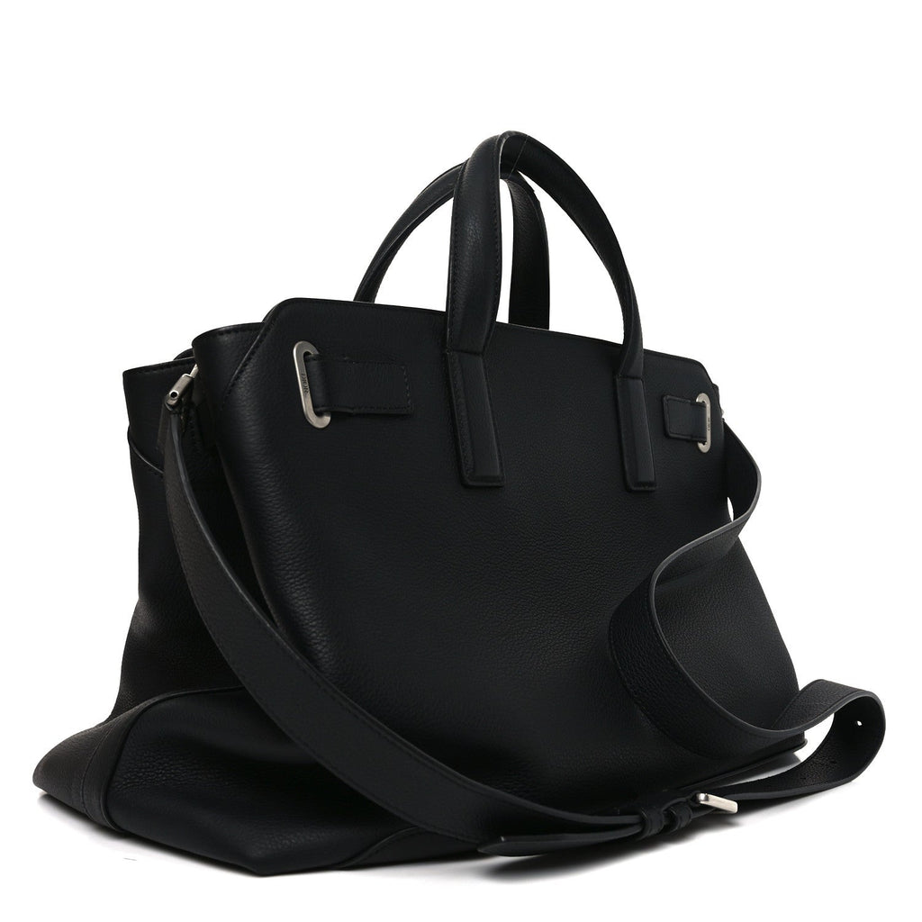 Icons Calfskin Medium Normandie Tote Black